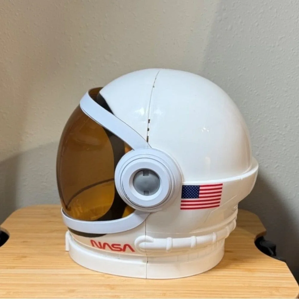 Joyin NASA Astronaut Space Helmet Youth White Amber Visor Costume Accessory